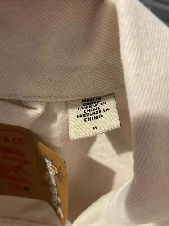 Levi's x Denim Tears Men's Off-White Denim Jacket - Picture 4 of 7